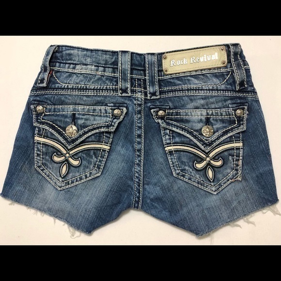 Rock Revival Jasmine Raw Hems Shorts